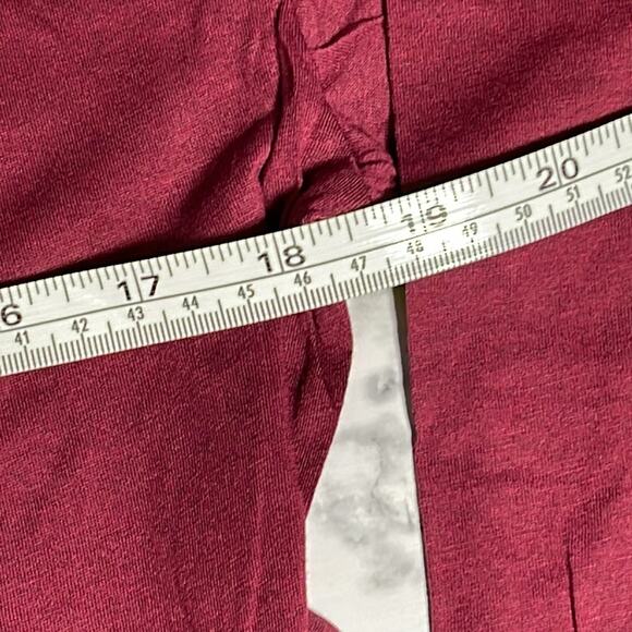 FASHION NOVA Leslie Long Sleeve Cropped Tee in Wine Size Medium - Picture 6 of 11